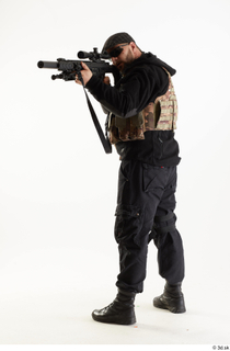Photos Arthur Fuller Sniper Contractor aiming gun shooting standing whole…